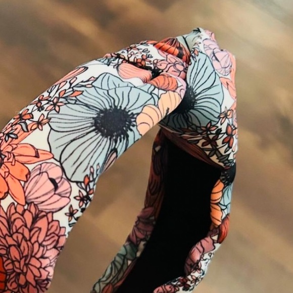 Floral Headband- Colorful Headbands Handcrafted  New - Picture 8 of 12